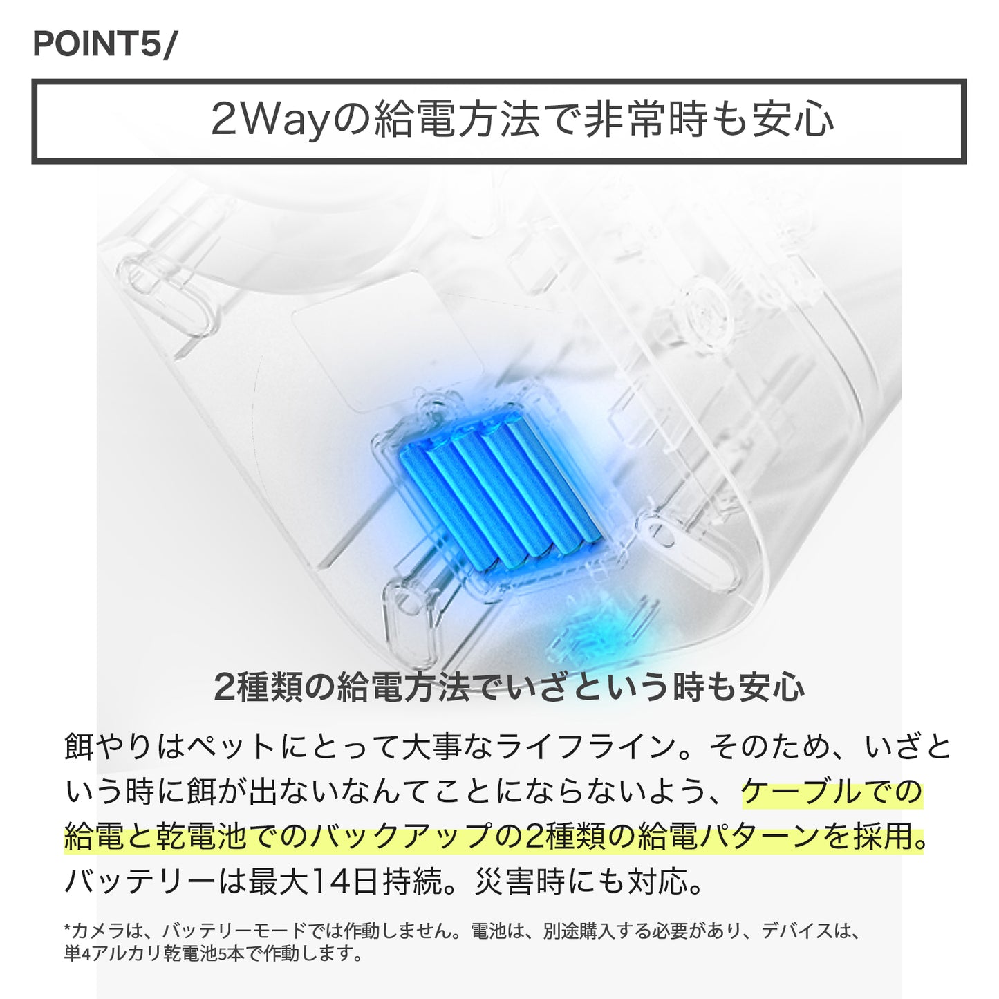 AIカメラ付き自動給餌機 / P571