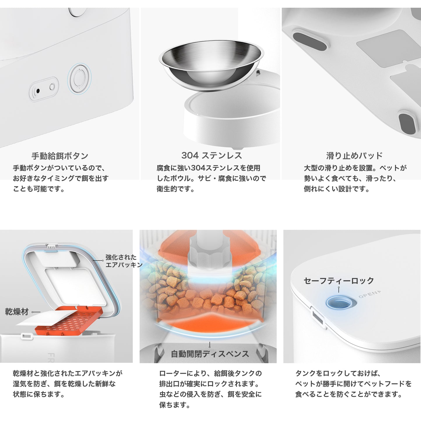 AIカメラ付き自動給餌機 / P571