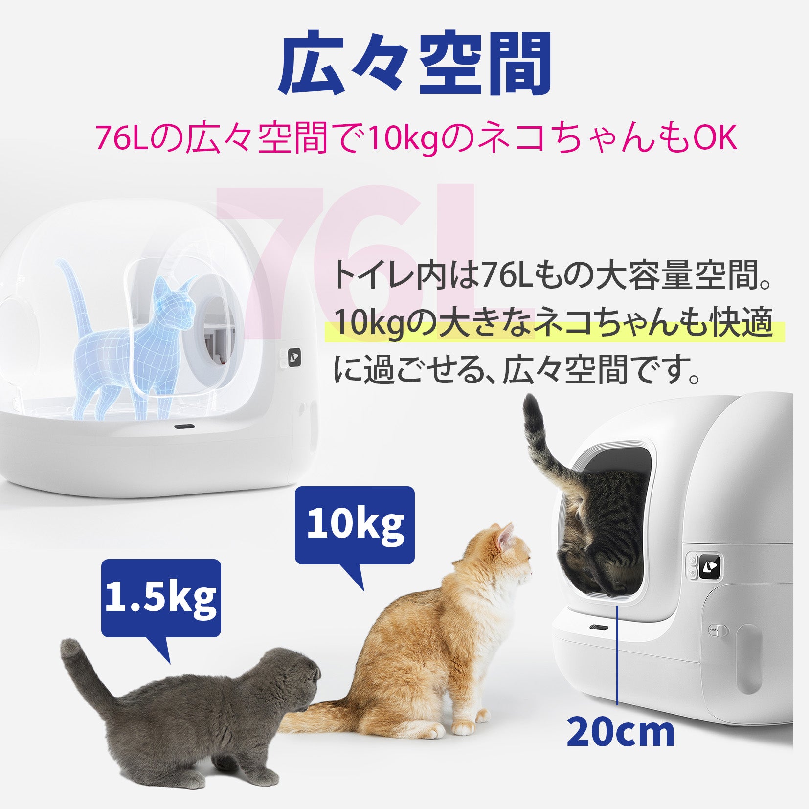 自動猫トイレ フルセット / P9902 – neikonu
