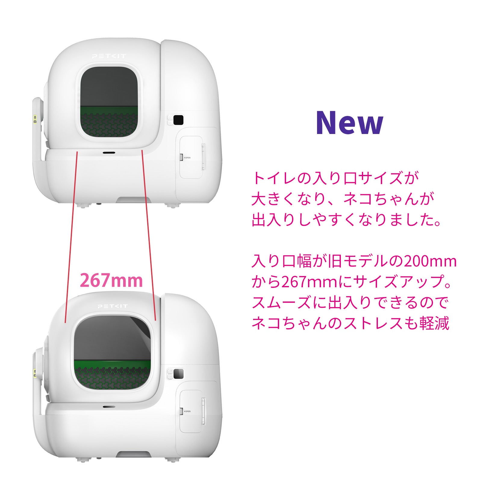 AIカメラ付き自動猫トイレ / P9904N – neikonu