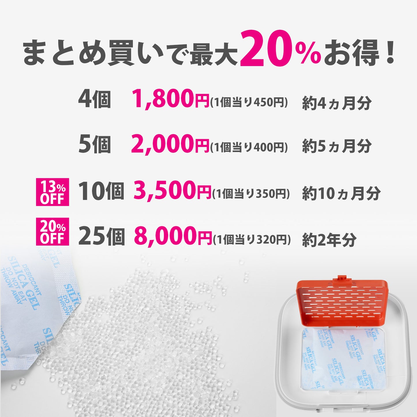 【P570 P571 P591 自動給餌機専用】 乾燥剤 / P5121